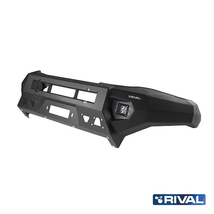 Zderzak przedni aluminiowy Rival z LED — Toyota Hilux Revo 2015-2020
