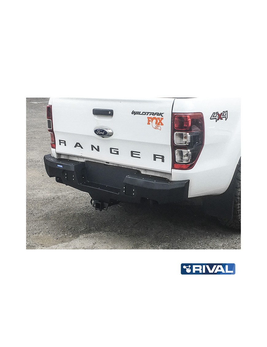 Zderzak tylny aluminiowy Rival z oświetleniem LED — Ford Ranger 2011-2022