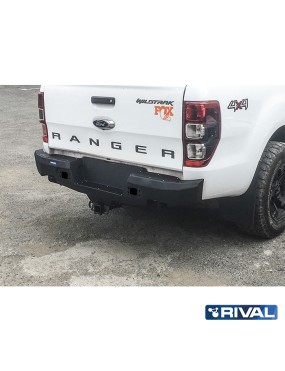 Zderzak tylny aluminiowy Rival z oświetleniem LED — Ford Ranger 2011-2022