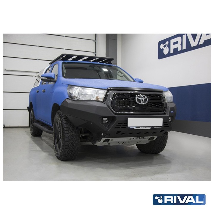 Zderzak przedni aluminiowy Rival z LED — Toyota Hilux 2017-2020 - ujęcie 8