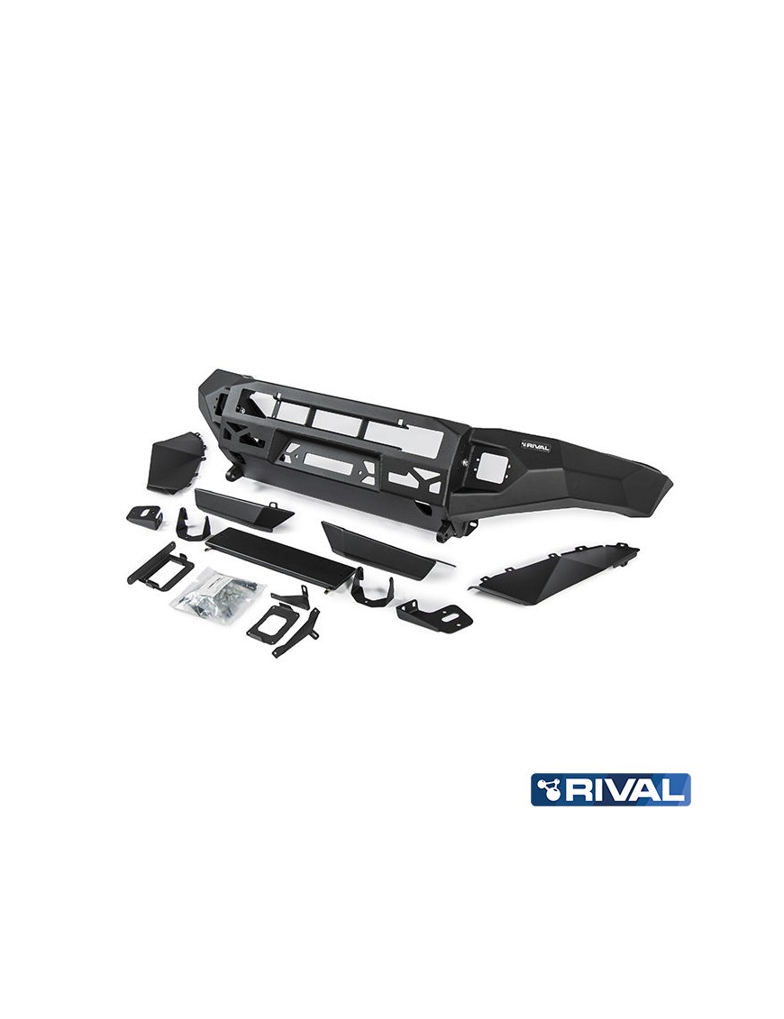 Zderzak przedni aluminiowy Rival ze światłami LED — Ford Ranger 2011-2015, 2015-2022