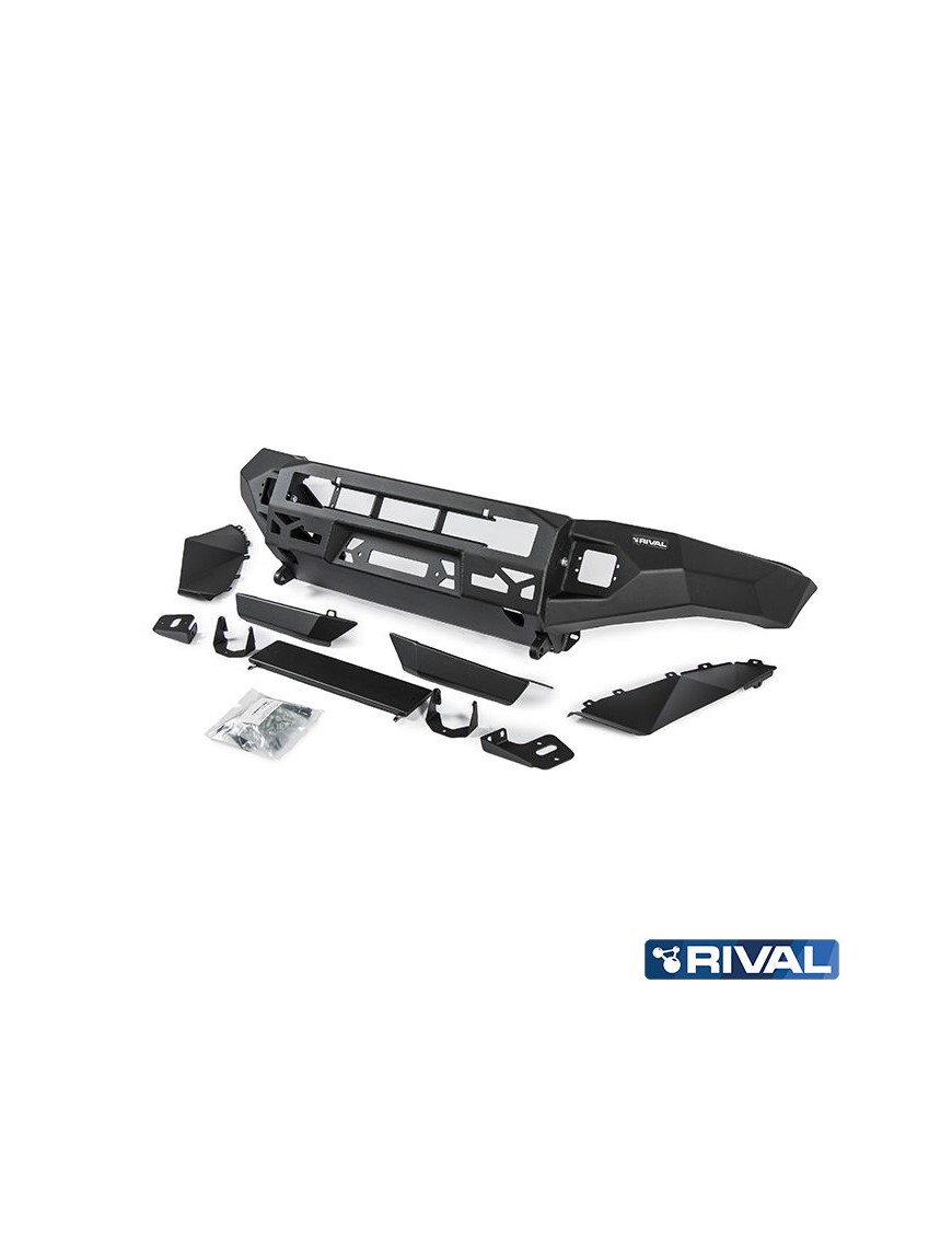 Zderzak przedni aluminiowy Rival ze światłami LED — Ford Ranger 2011-2015, 2015-2022