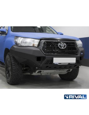 Zderzak przedni aluminiowy Rival z LED — Toyota Hilux 2017-2020