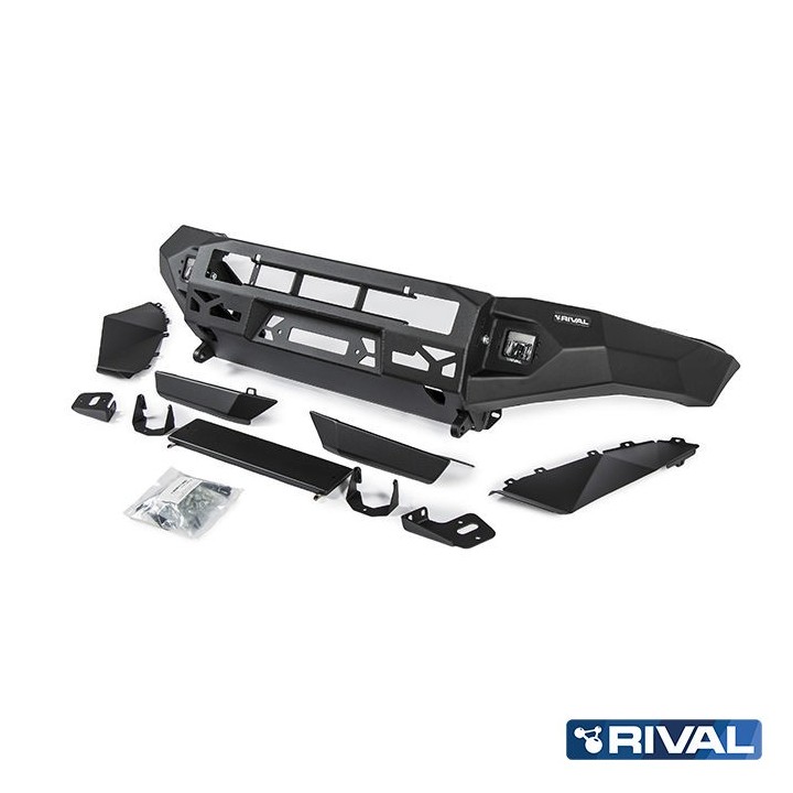 Zderzak przedni aluminiowy Rival ze światłami LED — Ford Ranger 2011-2015, 2015-2022 - ujęcie 4