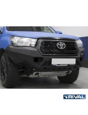Zderzak przedni aluminiowy Rival z LED — Toyota Hilux 2017-2020