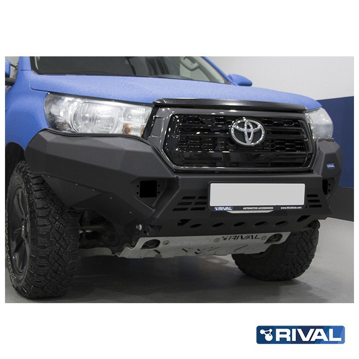 Zderzak przedni aluminiowy Rival z LED — Toyota Hilux 2017-2020 - ujęcie 11
