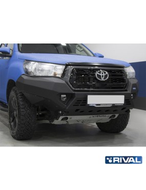 Zderzak przedni aluminiowy Rival z LED — Toyota Hilux 2017-2020
