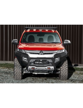 Zderzak przedni aluminiowy Rival 6 mm z oświetleniem LED — Mitsubishi L200 2018-2023