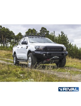 Zderzak przedni aluminiowy Rival ze światłami LED — Ford Ranger 2011-2015, 2015-2022