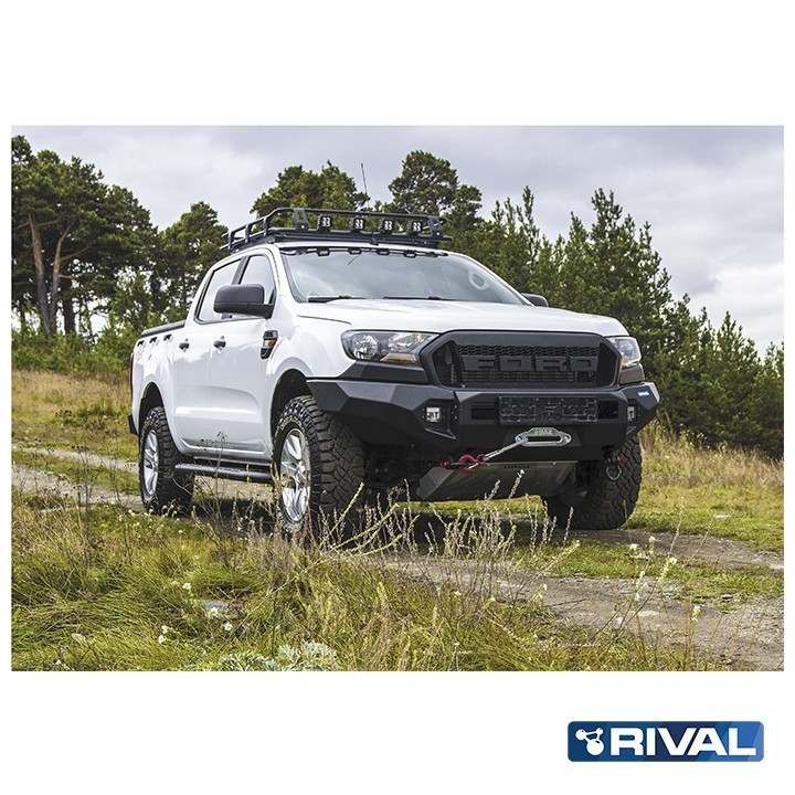 Zderzak przedni aluminiowy Rival ze światłami LED — Ford Ranger 2011-2015, 2015-2022 - ujęcie 8