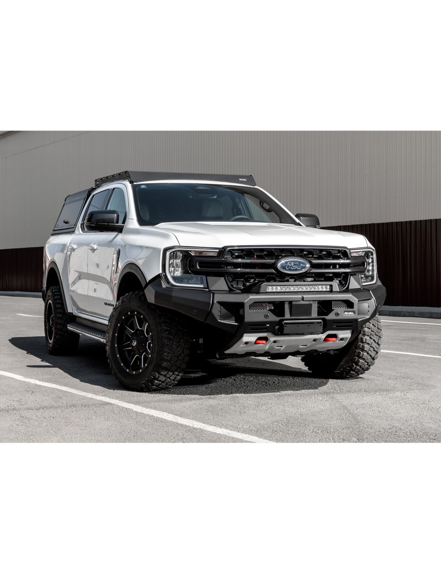 Zderzak przedni aluminiowy Rival bez LED — Ford Ranger od 2022