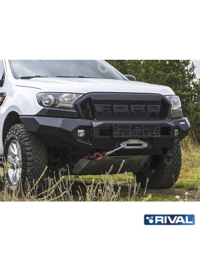Zderzak przedni aluminiowy Rival ze światłami LED — Ford Ranger 2011-2015, 2015-2022