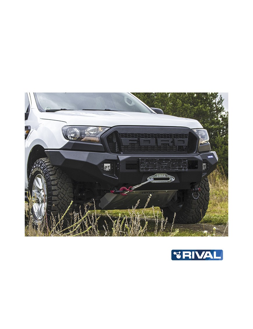 Zderzak przedni aluminiowy Rival ze światłami LED — Ford Ranger 2011-2015, 2015-2022