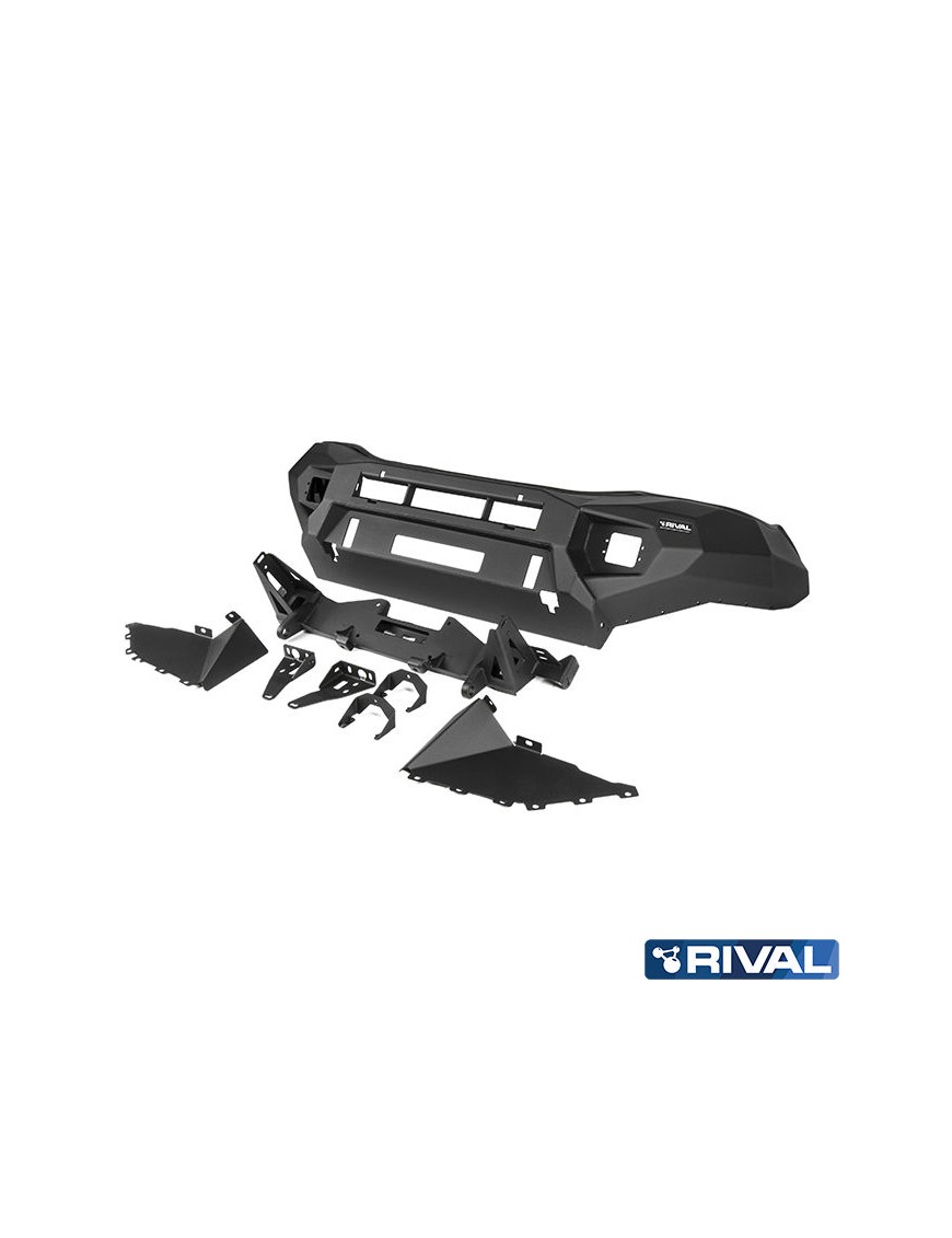 Zderzak przedni aluminiowy Rival z LED — Toyota Hilux Vigo 2011-2015