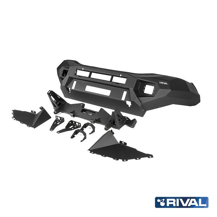 Zderzak przedni aluminiowy Rival z LED — Toyota Hilux Vigo 2011-2015 - ujęcie 2