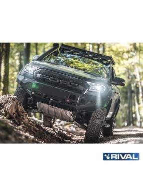 Zderzak przedni aluminiowy Rival ze światłami LED — Ford Ranger 2011-2015, 2015-2022