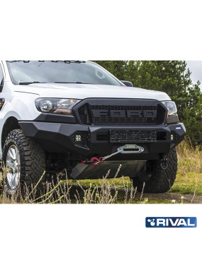 Zderzak przedni aluminiowy Rival ze światłami LED — Ford Ranger 2011-2015, 2015-2022