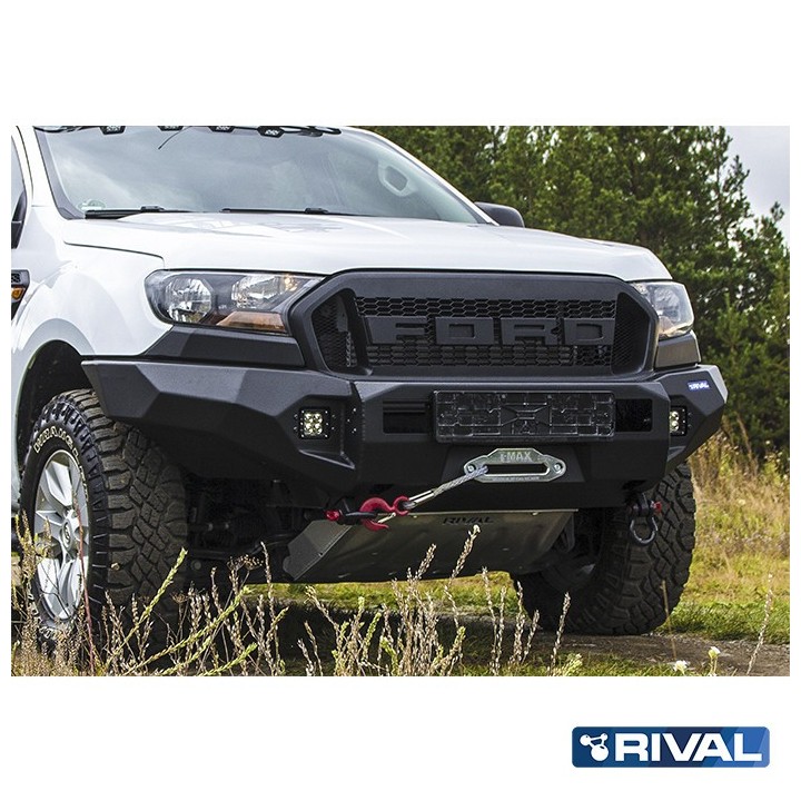 Zderzak przedni aluminiowy Rival ze światłami LED — Ford Ranger 2011-2015, 2015-2022 - ujęcie 12