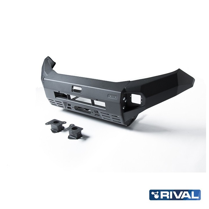 Zderzak przedni aluminiowy Rival bez LED — Nissan Navara (Frontier) 2014-2021