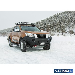 Zderzak przedni aluminiowy Rival bez LED — Nissan Navara (Frontier) 2014-2021 - ujęcie 2