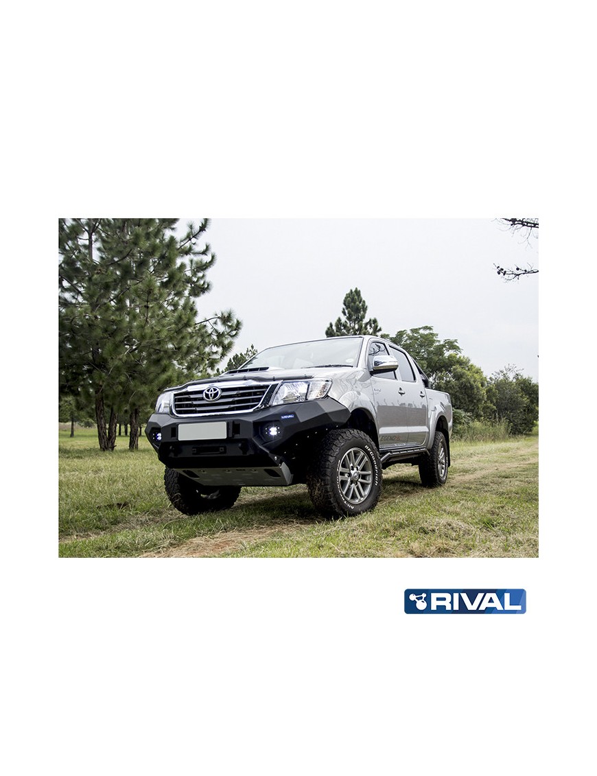 Zderzak przedni aluminiowy Rival z LED — Toyota Hilux Vigo 2011-2015