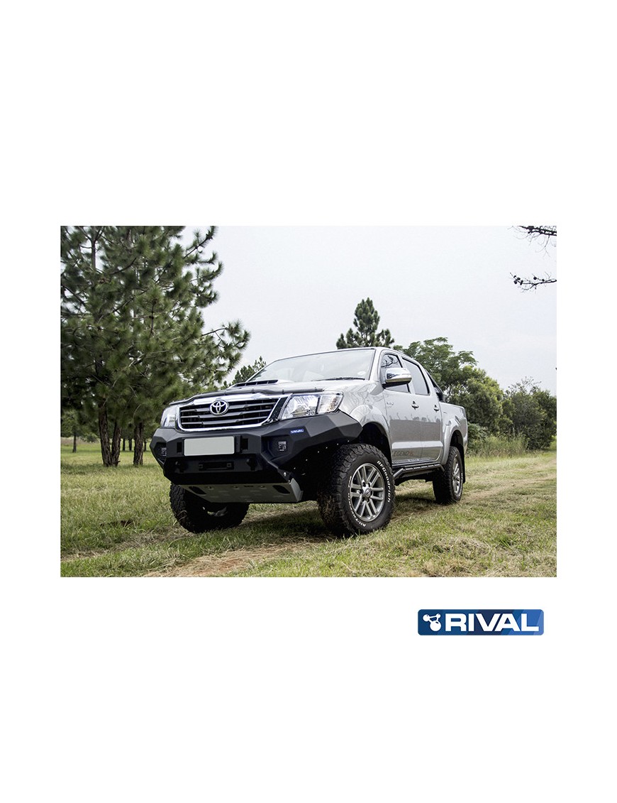 Zderzak przedni aluminiowy Rival z LED — Toyota Hilux Vigo 2011-2015