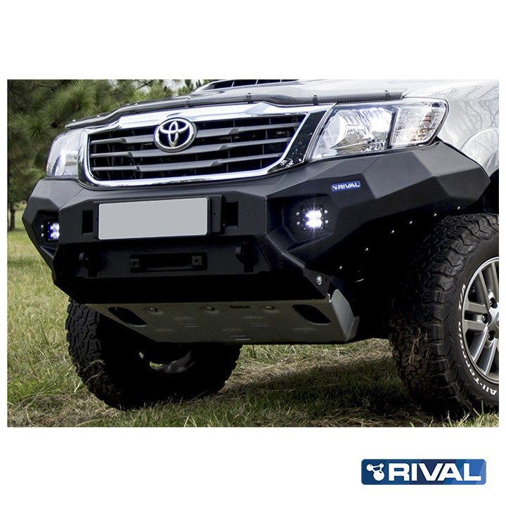 Zderzak przedni aluminiowy Rival z LED — Toyota Hilux Vigo 2011-2015 - ujęcie 12