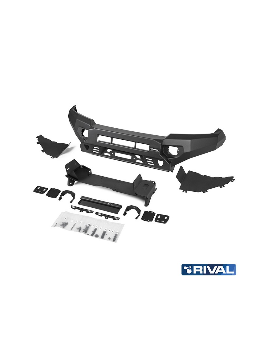 Zderzak przedni aluminiowy Rival z LED — Toyota Land Cruiser 200 2007-2015