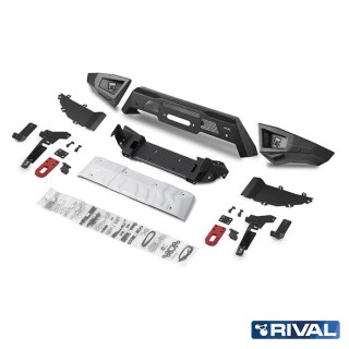 Zderzak przedni aluminiowy Rival z LED — Toyota Land Cruiser 300 od 2021 - ujęcie 2