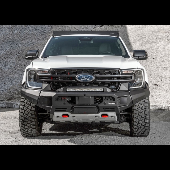 Zderzak przedni aluminiowy Rival ze światłami LED — Ford Ranger od 2022 - ujęcie 4