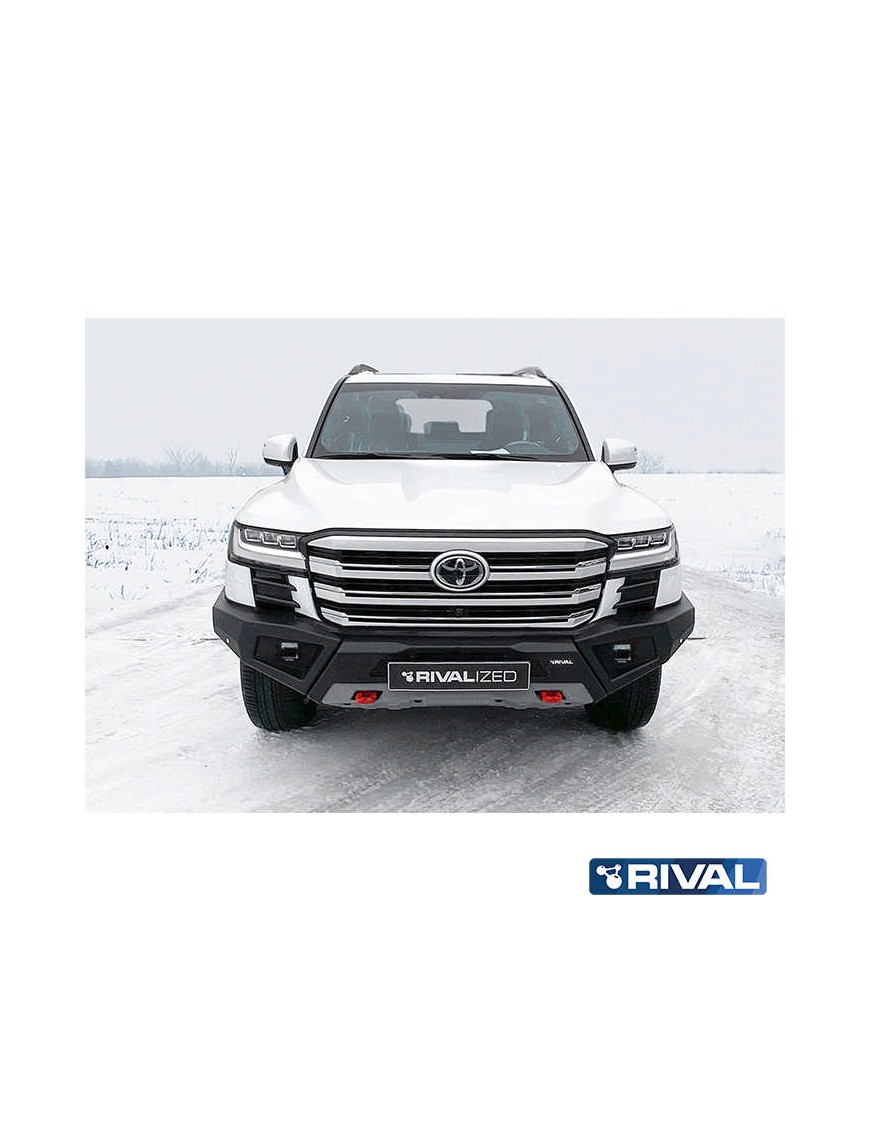 Zderzak przedni aluminiowy Rival z LED — Toyota Land Cruiser 300 od 2021