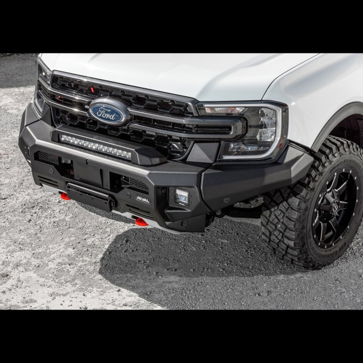 Zderzak przedni aluminiowy Rival ze światłami LED — Ford Ranger od 2022 - ujęcie 5