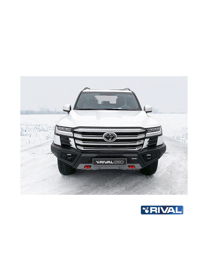 Zderzak przedni aluminiowy Rival z LED — Toyota Land Cruiser 300 od 2021