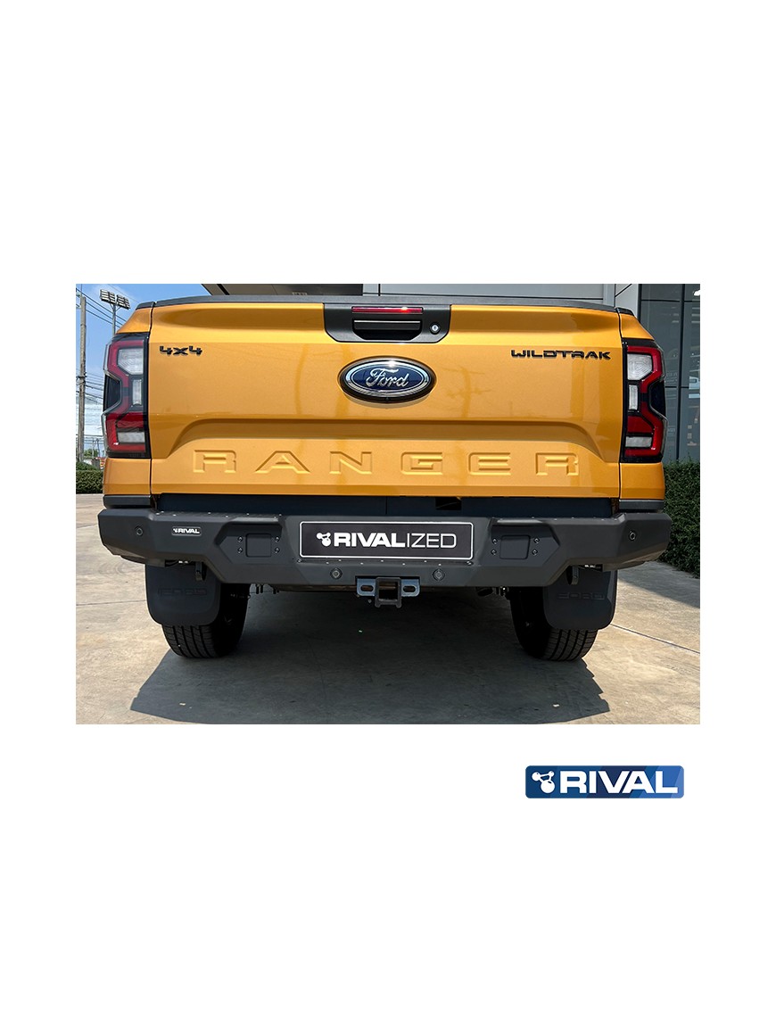 Zderzak tylny aluminiowy Rival — Ford Ranger od 2022