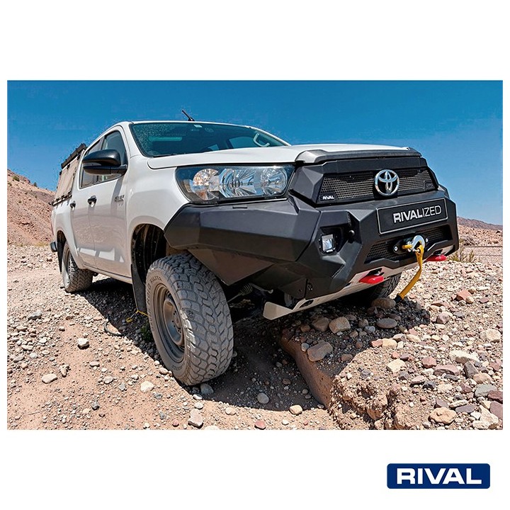 Zderzak przedni aluminiowy Rival bez LED — Toyota Hilux 2020-2022 - ujęcie 8
