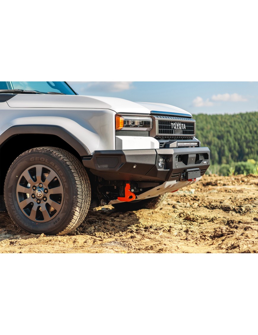 Zderzak przedni aluminiowy Rival z oświetleniem LED — Toyota Land Cruiser Prado 250 od 2024