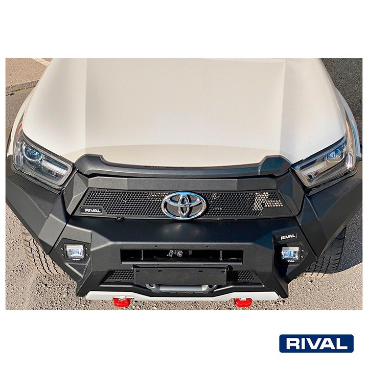 Zderzak przedni aluminiowy Rival bez LED — Toyota Hilux 2020-2022 - ujęcie 9