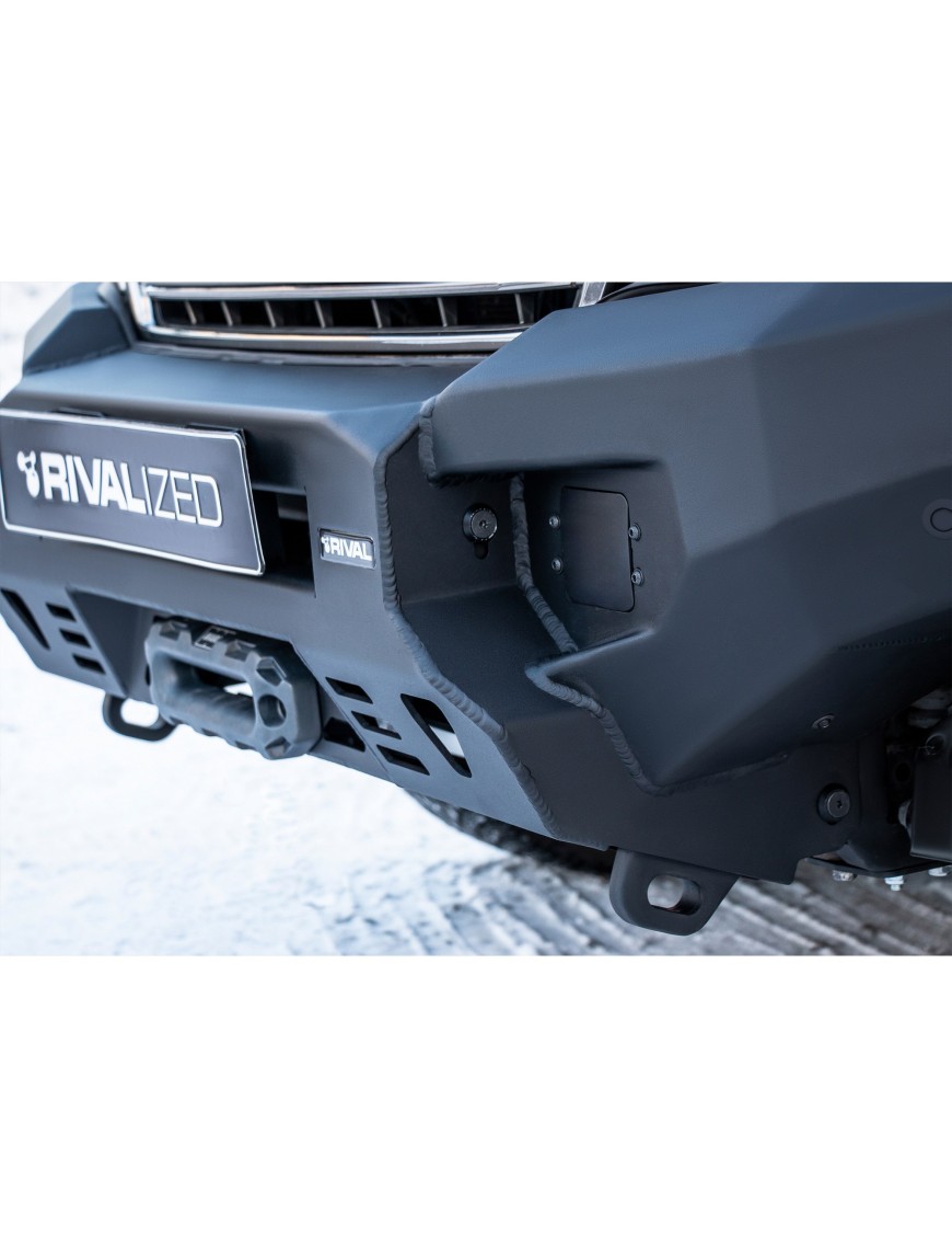 Zderzak przedni aluminiowy Rival z LED — Toyota Land Cruiser 200 2007-2015