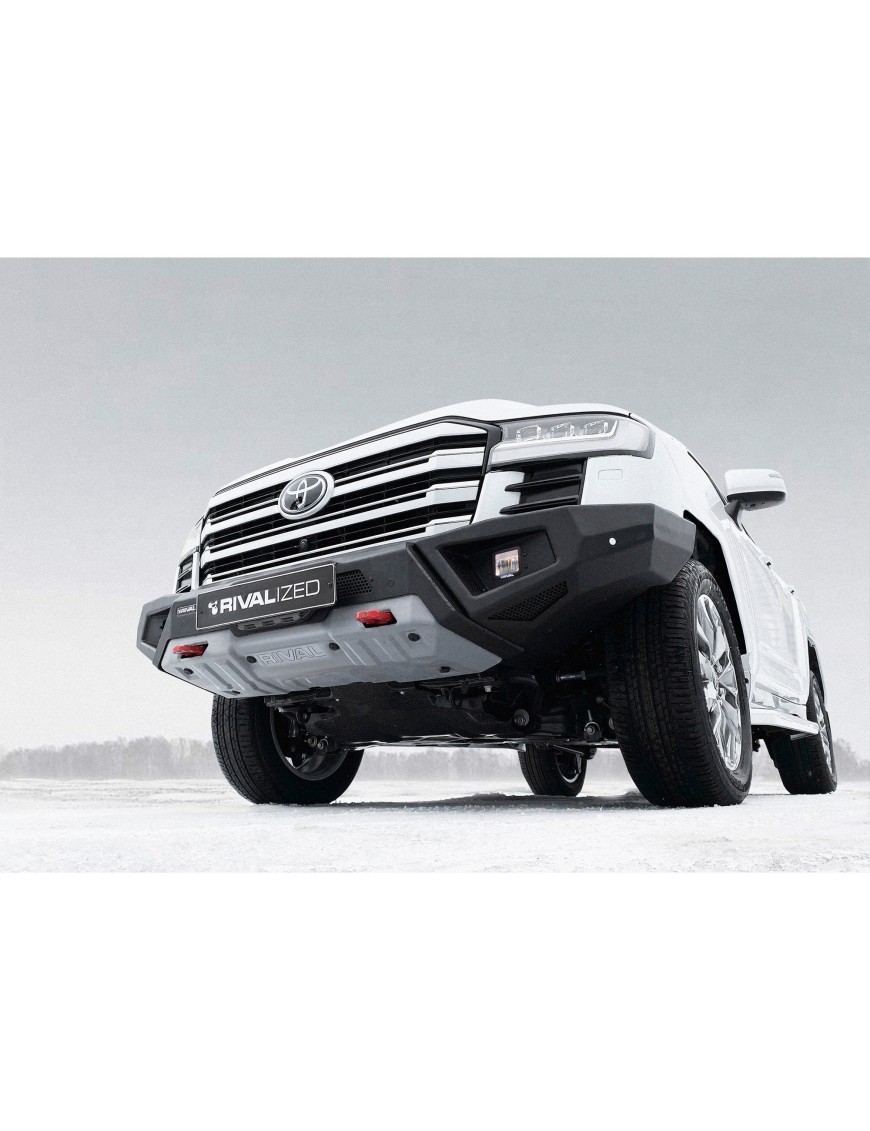 Zderzak przedni aluminiowy Rival z LED — Toyota Land Cruiser 300 od 2021