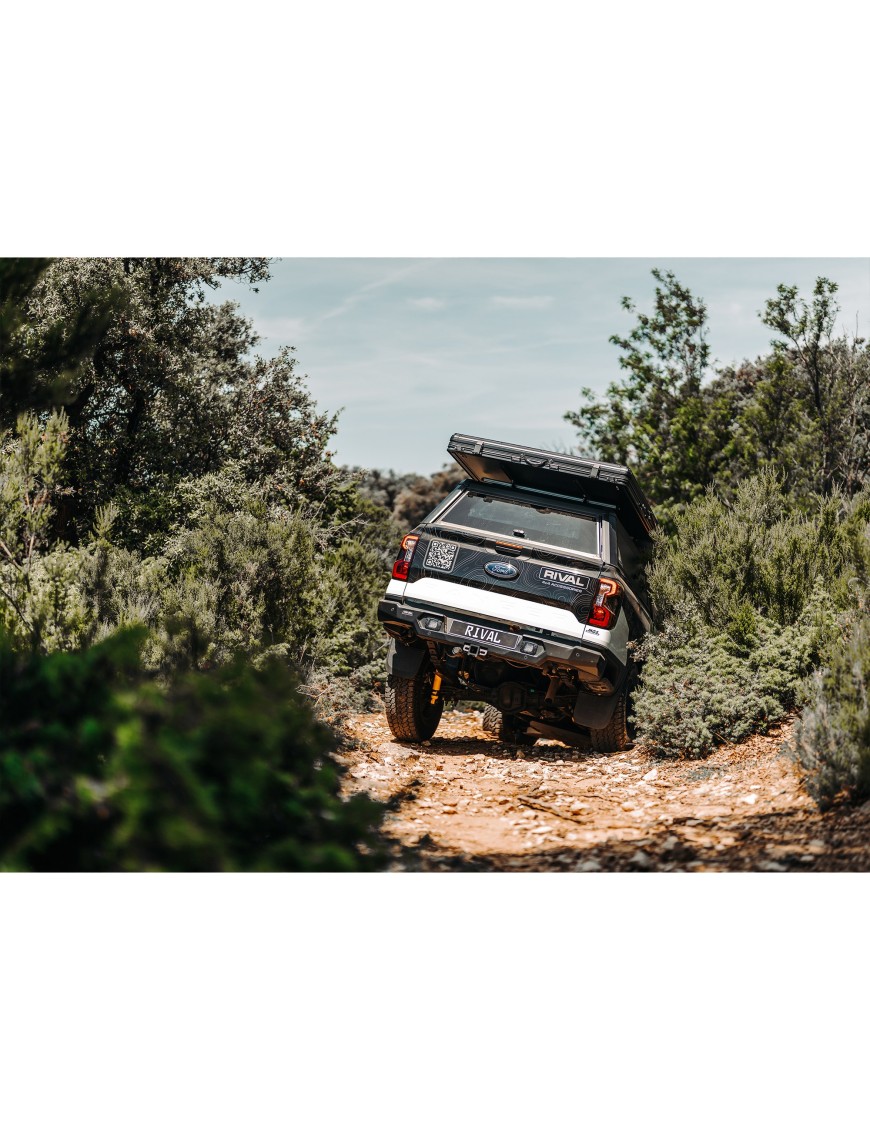 Zderzak tylny aluminiowy Rival — Ford Ranger od 2022