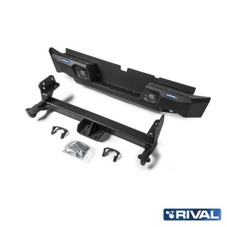 Zderzak tylny aluminiowy Rival z oświetleniem LED — Isuzu D-Max 2012-2021 - ujęcie 2