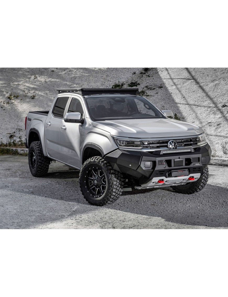 Zderzak przedni aluminiowy Rival z oświetleniem LED — Volkswagen Amarok od 2022