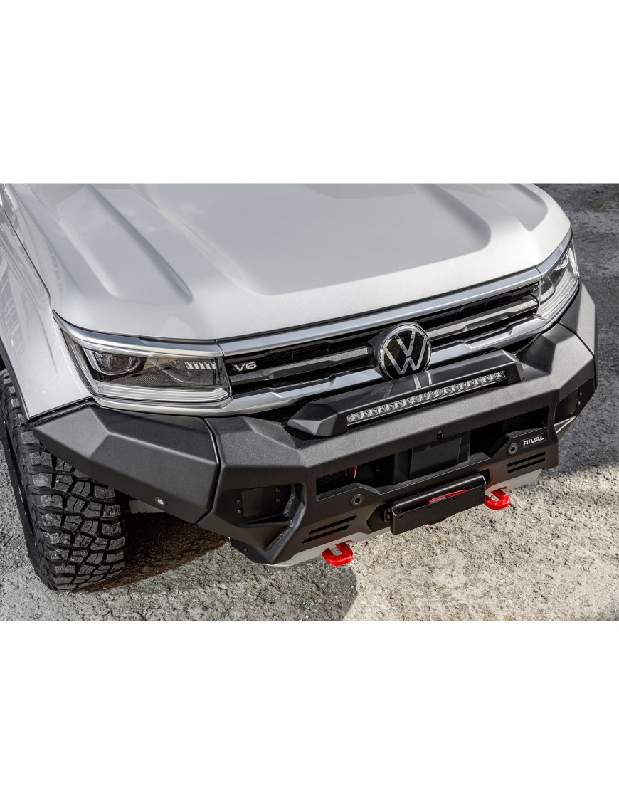 Zderzak przedni aluminiowy Rival z oświetleniem LED — Volkswagen Amarok od 2022