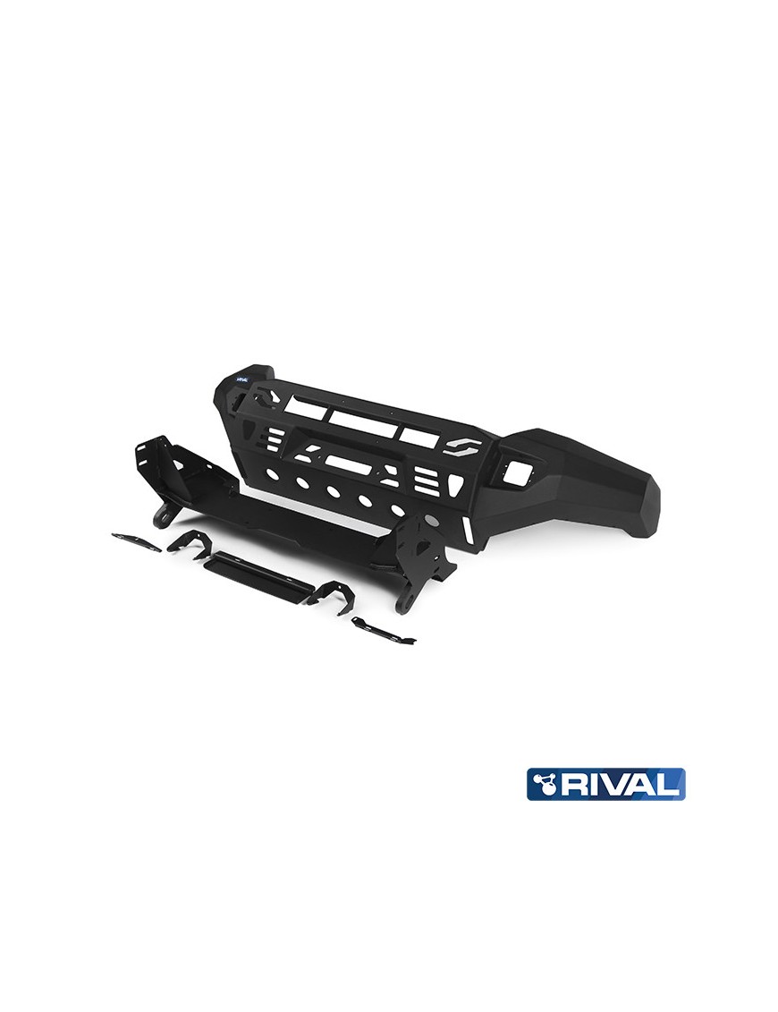 Zderzak przedni aluminiowy Rival z LED — Toyota Land Cruiser 200 2015-2021