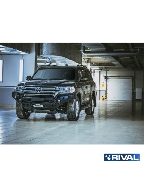 Zderzak przedni aluminiowy Rival z LED — Toyota Land Cruiser 200 2015-2021