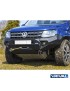 Zderzak przedni aluminiowy Rival z oświetleniem LED, czarny — Volkswagen Amarok 2010-2016 i 2016-2020