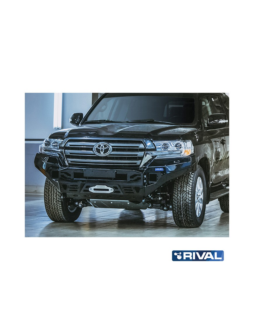 Zderzak przedni aluminiowy Rival z LED — Toyota Land Cruiser 200 2015-2021