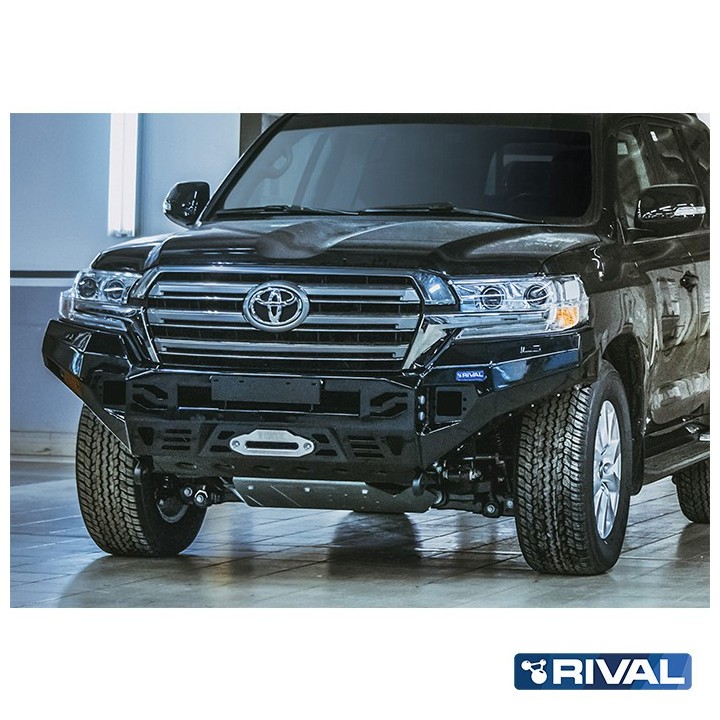 Zderzak przedni aluminiowy Rival z LED — Toyota Land Cruiser 200 2015-2021 - ujęcie 5