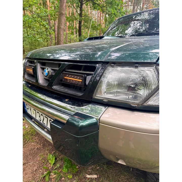 Zestaw 2 lamp LED Kramp z mocowaniami ORAX Systems w atrapę — Nissan Patrol Y61 - ujęcie 8