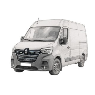Mocowania lamp LED w atrapę ORAX Systems — Renault Master III Phase 3 (X62) 2019-2024